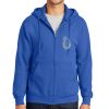 Tall Essential Fleece Full Zip Hooded Sweatshirt Thumbnail