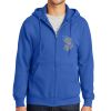 Tall Essential Fleece Full Zip Hooded Sweatshirt Thumbnail