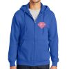 Tall Essential Fleece Full Zip Hooded Sweatshirt Thumbnail