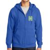 Tall Essential Fleece Full Zip Hooded Sweatshirt Thumbnail