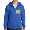 Tall Essential Fleece Full Zip Hooded Sweatshirt Thumbnail