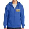 Tall Essential Fleece Full Zip Hooded Sweatshirt Thumbnail
