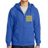 Tall Essential Fleece Full Zip Hooded Sweatshirt Thumbnail