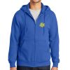 Tall Essential Fleece Full Zip Hooded Sweatshirt Thumbnail