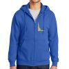 Tall Essential Fleece Full Zip Hooded Sweatshirt Thumbnail