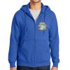 Tall Essential Fleece Full Zip Hooded Sweatshirt Thumbnail