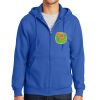 Tall Essential Fleece Full Zip Hooded Sweatshirt Thumbnail