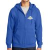 Tall Essential Fleece Full Zip Hooded Sweatshirt Thumbnail