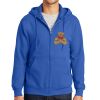 Tall Essential Fleece Full Zip Hooded Sweatshirt Thumbnail