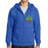 Tall Essential Fleece Full Zip Hooded Sweatshirt Thumbnail
