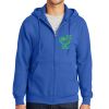 Tall Essential Fleece Full Zip Hooded Sweatshirt Thumbnail