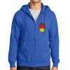 Tall Essential Fleece Full Zip Hooded Sweatshirt Thumbnail