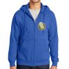 Tall Essential Fleece Full Zip Hooded Sweatshirt Thumbnail