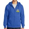 Tall Essential Fleece Full Zip Hooded Sweatshirt Thumbnail