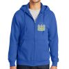 Tall Essential Fleece Full Zip Hooded Sweatshirt Thumbnail