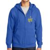 Tall Essential Fleece Full Zip Hooded Sweatshirt Thumbnail
