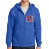 Tall Essential Fleece Full Zip Hooded Sweatshirt Thumbnail