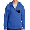 Tall Essential Fleece Full Zip Hooded Sweatshirt Thumbnail