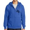 Tall Essential Fleece Full Zip Hooded Sweatshirt Thumbnail