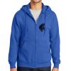 Tall Essential Fleece Full Zip Hooded Sweatshirt Thumbnail