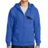 Tall Essential Fleece Full Zip Hooded Sweatshirt Thumbnail