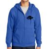 Tall Essential Fleece Full Zip Hooded Sweatshirt Thumbnail