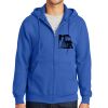 Tall Essential Fleece Full Zip Hooded Sweatshirt Thumbnail
