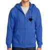 Tall Essential Fleece Full Zip Hooded Sweatshirt Thumbnail