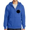 Tall Essential Fleece Full Zip Hooded Sweatshirt Thumbnail