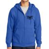 Tall Essential Fleece Full Zip Hooded Sweatshirt Thumbnail