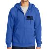 Tall Essential Fleece Full Zip Hooded Sweatshirt Thumbnail