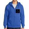 Tall Essential Fleece Full Zip Hooded Sweatshirt Thumbnail