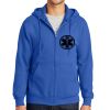 Tall Essential Fleece Full Zip Hooded Sweatshirt Thumbnail