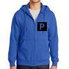 Tall Essential Fleece Full Zip Hooded Sweatshirt Thumbnail