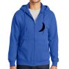 Tall Essential Fleece Full Zip Hooded Sweatshirt Thumbnail