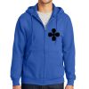 Tall Essential Fleece Full Zip Hooded Sweatshirt Thumbnail