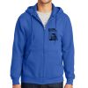 Tall Essential Fleece Full Zip Hooded Sweatshirt Thumbnail