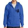 Tall Essential Fleece Full Zip Hooded Sweatshirt Thumbnail