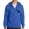 Tall Essential Fleece Full Zip Hooded Sweatshirt Thumbnail