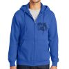 Tall Essential Fleece Full Zip Hooded Sweatshirt Thumbnail