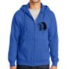 Tall Essential Fleece Full Zip Hooded Sweatshirt Thumbnail