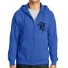 Tall Essential Fleece Full Zip Hooded Sweatshirt Thumbnail