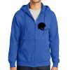 Tall Essential Fleece Full Zip Hooded Sweatshirt Thumbnail