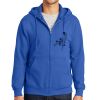 Tall Essential Fleece Full Zip Hooded Sweatshirt Thumbnail