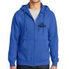 Tall Essential Fleece Full Zip Hooded Sweatshirt Thumbnail