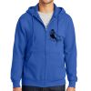 Tall Essential Fleece Full Zip Hooded Sweatshirt Thumbnail