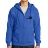 Tall Essential Fleece Full Zip Hooded Sweatshirt Thumbnail