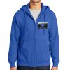 Tall Essential Fleece Full Zip Hooded Sweatshirt Thumbnail