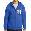 Tall Essential Fleece Full Zip Hooded Sweatshirt Thumbnail