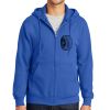 Tall Essential Fleece Full Zip Hooded Sweatshirt Thumbnail